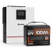 1,28 кВт*год LiFePO4 Комплект резервного живлення Humsienk інвертор 1 кВт + 12V/100Ah акумулятор