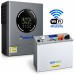11 кВт LiFePO4 Комплект інвертор Aninerel, Wi-Fi Produced by Anenji + акумулятор GENFORCE 51.2V 100Ah, Smart BMS, настінний