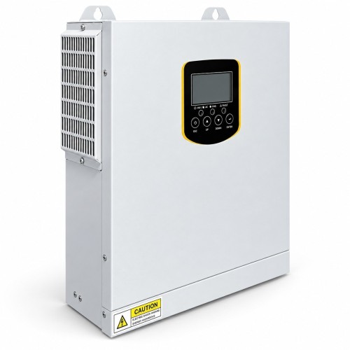 3,5 кВт Гібридний сонячний інвертор Daxtromn Power 24V, MPPT 100A, PV до 500V DC для дому, квартири