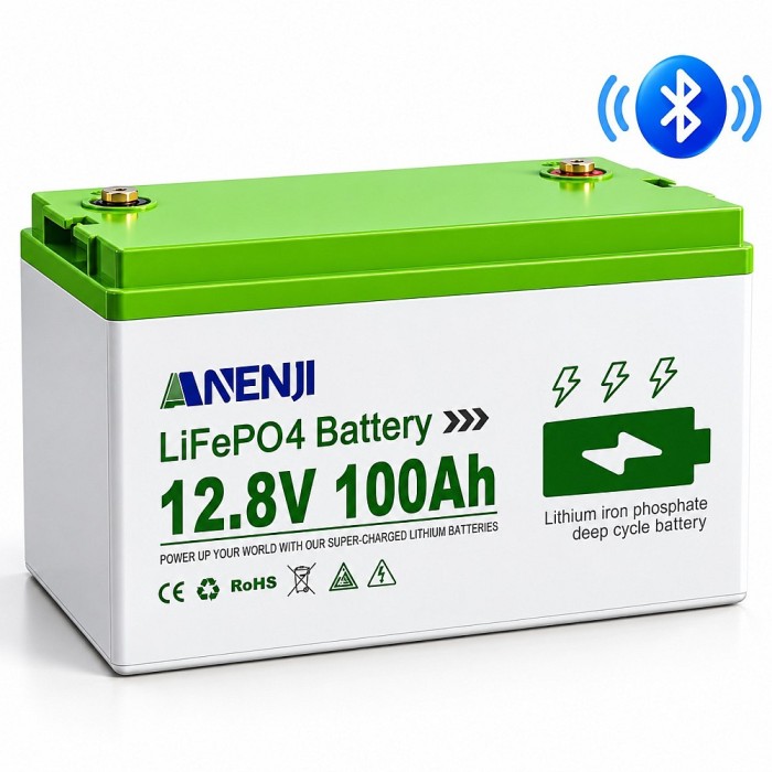 4,2 кВт LiFePO4 Комплект резервного живлення Інвертор Anenji WiFi + 2 акумулятора 12V 100Ah Bluetooth для квартири, будинку 4,2 кВт LiFePO4 Комплект резервного живлення Інвертор Anenji WiFi + 2 акумулятора 12V 100Ah Bluetooth для квартири, будинку