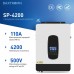 4.2кВа Гібридний інвертор Daxtromn SP-4200 4200VA, 24 В, 110 А, 3800 Вт (безперебійник, UPS, ДБЖ)