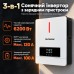 6,2 кВт*год Комплект резервного живлення Інвертор Humsienk + акумулятор 5,12 кВт·год GENFORCE, з BMS, Wi-Fi та Bluetooth настінний