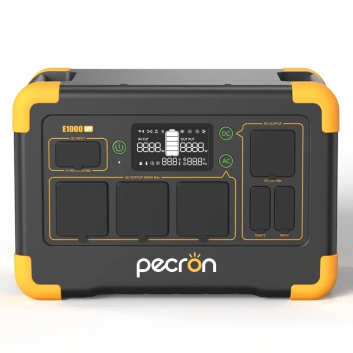 Портативна зарядна станція Pecron E1000LFP 1024 Вт·год, 1800 Вт, LiFePO , ДБЖ Портативна зарядна станція Pecron E1000LFP 1024 Вт·год, 1800 Вт, LiFePO , ДБЖ