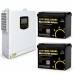 3,5 кВт LiFePO4 Комплект резервного живлення інвертор Daxtromn Power + 2 Акумулятори 12V/100Ah GoKWh Mini для будинку, квартири