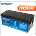LiFePO4 12V 200Ah Акумулятор MFUZOP 2560Wh Smart BMS 200A