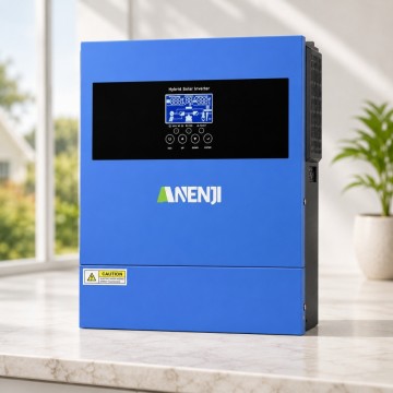 4.2 кВт Інвертор гібридний Anenji WiFi 24 В, струм заряду 100 А, для АКБ