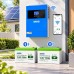 4,2 кВт LiFePO4 Комплект резервного живлення Інвертор Anenji WiFi + 2 акумулятора 12V 100Ah Bluetooth для квартири, будинку