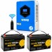 4.2 кВт LiFePO4 Комплект резервного живлення Інвертор Anenji WiFi 24 В з захистом IP54 + 2 акумулятора 12V 100Ah Foursun
