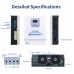3 кВт LiFePO4 Комплект резервного живлення Інвертор Ameisentech+ 2 акумулятора 12V 100Ah Ameisentech для квартири, будинку