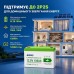 LiFePO4 12V/100Ah Акумулятор Anenji з Bluetooth для резервного живлення будинку, квартири з BMS