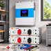 6.5 кВа LiFePO4 Felicity Solar Комплект резервного живлення:Гібридний інвертор Daxtromn SC-HFK-5500-48 + 2 акумулятора FLA48100UG1