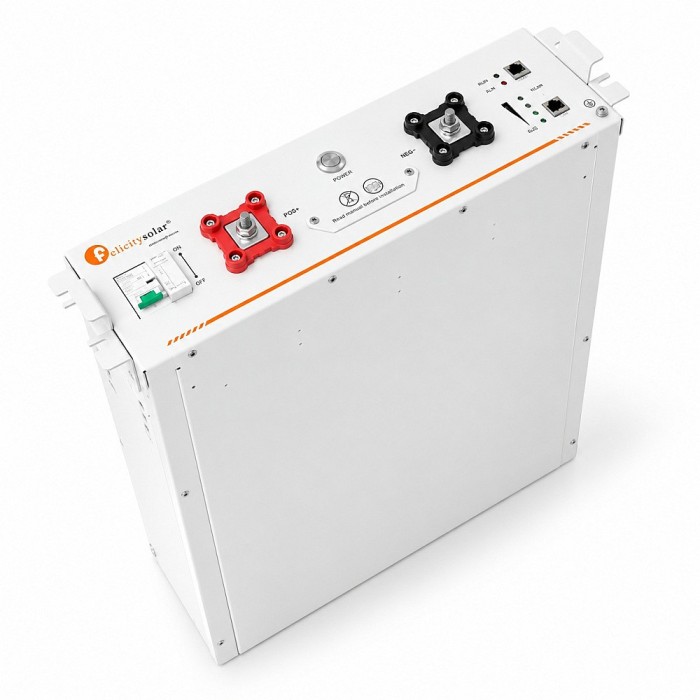LiFePO4 51,2V/100Ah Акумулятор Felicity з BMS 100 А для систем резервного живлення LiFePO4 51,2V/100Ah Акумулятор Felicity з BMS 100 А для систем резервного живлення
