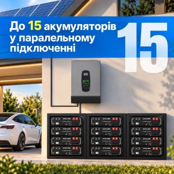 LiFePO4 51,2V 100Ah Акумулятор DatouBoss DT-3U-Z48100, BMS, з Bluetoooth для систем резервного живлення