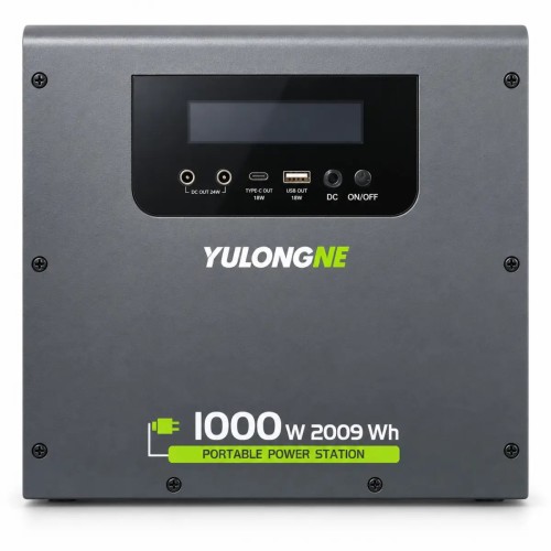 Зарядна станція YULONGNE JC-1020 1000W, 2009Wh, LiFePO4, UPS до 20 мс, AC 220V, PV до 500W