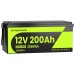LiFePO4 12V/200Ah Акумулятор CyperOcean з BMS 200 А для систем резервного живлення