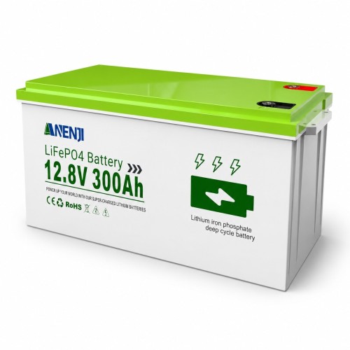 LiFePO4 12V/300Ah Акумулятор Anenji для резервного живлення будинку, квартири з BMS Grade B