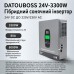 3,3 кВт Комплект резервного живлення Інвертор Datouboss + 2 акумулятора 12V/100Ah для будинку, квартири