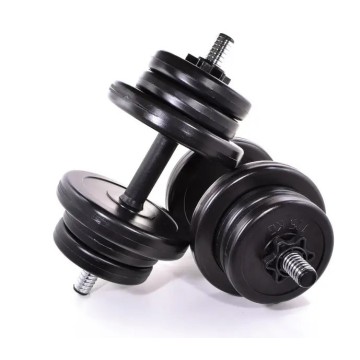 Гантелі + з'єднювач NEO-SPORT - 22 кг (2x11 кг)