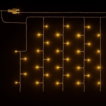 Світлодіодна гірлянда-штора LightZone 100 LED 12,2 м, теплий білий