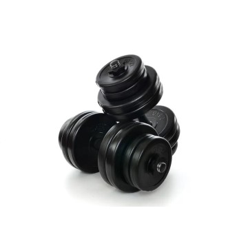 Гантелі + з'єднювач NEO-SPORT - 32 кг (2x16 кг)