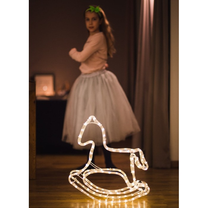Світлодіодна декоративна фігура Конячка-гойдалка LightZone, теплий білий Світлодіодна декоративна фігура Конячка-гойдалка LightZone, теплий білий
