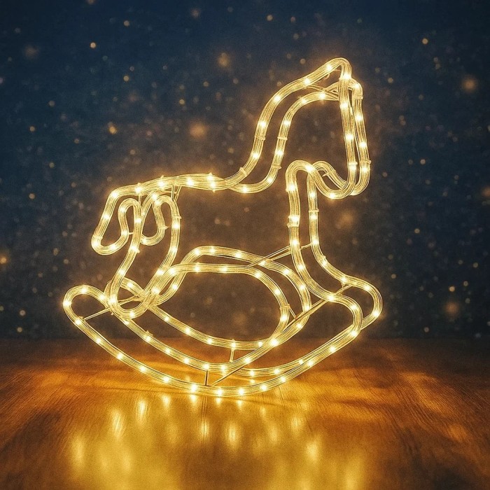 Світлодіодна декоративна фігура Конячка-гойдалка LightZone, теплий білий Світлодіодна декоративна фігура Конячка-гойдалка LightZone, теплий білий
